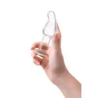 Фото Sexus Glass Анальная втулка Sexus Glass, стекло, прозрачная, 14,5 см, Ø 4 см
