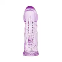 TOYFA Basic Насадка на пенис с дополнительной стимуляцией TOYFA Basic, TPE, фиолетовый, 13,5 см — купить в Минске Фото TOYFA Basic Насадка на пенис с дополнительной стимуляцией TOYFA Basic, TPE, фиолетовый, 13,5 см