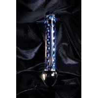 Фото Sexus Glass Двусторонний фаллоимитатор Sexus Glass, стекло, прозрачный, 20 см