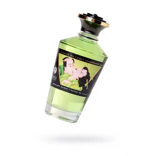 Фото Shunga, Канада Масло массажное для тела Shunga «Полночный щербет» (Midnight Sorbet), разогревающее, 100 мл.
