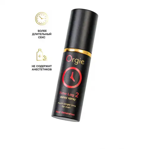 Фото Orgie, Португалия Спрей для продления эрекции ORGIE TIME LAG 2, 10 мл