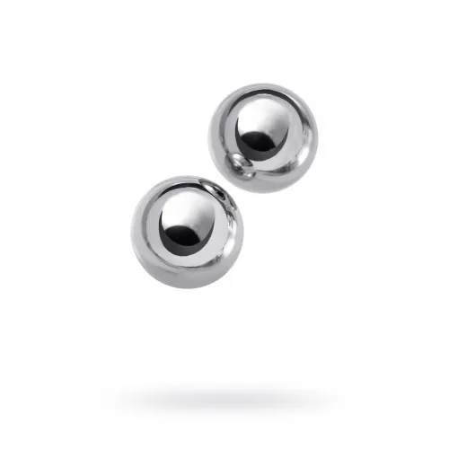 Фото Metal by TOYFA Вагинальные шарики Metal by TOYFA, металл, серебряные, Ø 2 см