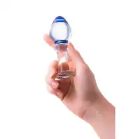 Изображение Sexus Glass Анальная втулка Sexus Glass, стекло, прозрачная, 11,5 см, Ø 4 см