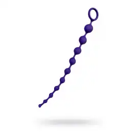Анальная цепочка ToDo by Toyfa Grape, силикон, фиолетовый, 35 см, Ø 2,7 см