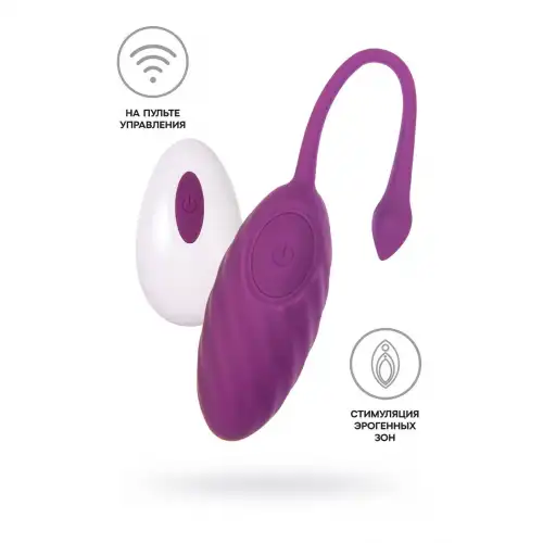 Изображение A-toys by TOYFA Виброяйцо A-Toys by TOYFA Purr, силикон, фиолетовый, 18 см