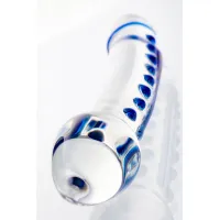 Фото Sexus Glass Двусторонний фаллоимитатор Sexus Glass, стекло, прозрачный, 20 см