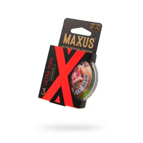 Фото Maxus Презервативы Maxus Sensitive, ультратонкие, латекс, пластиковый кейс, 3 шт.