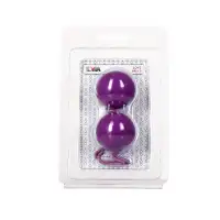 Изображение TOYFA Basic Вагинальные шарики TOYFA Basic, ABS пластик, фиолетовый, 20,5 см Ø 3,5 см