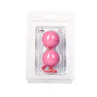 Фото TOYFA Basic Вагинальные шарики TOYFA Basic, ABS пластик, розовый, 20,5 см, Ø 3,5 см
