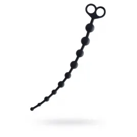 Анальные бусы POPO Pleasure by TOYFA Cephei, водонепроницаемые, силикон, черные, 33,5 см, Ø 2,4 см