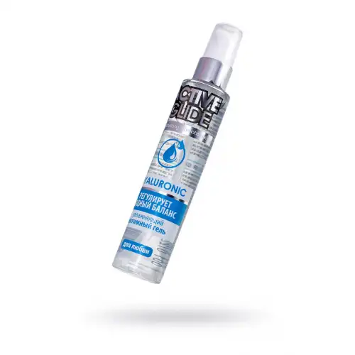Изображение  Увлажняющий интимный гель ACTIVE GLIDE HYALURONIC, 100 г