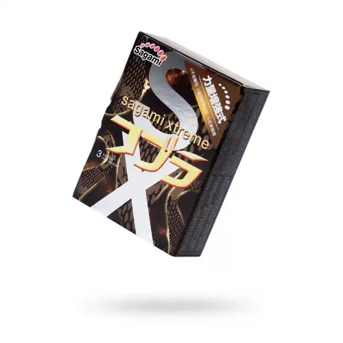 Изображение Sagami, Япония Презервативы латексные Sagami Xtreme Cobra №3, 19 см