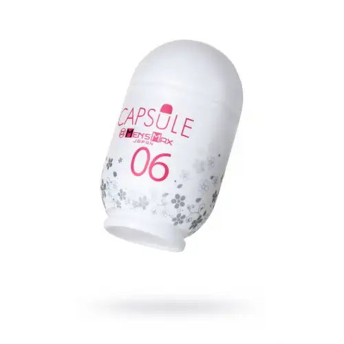 Изображение MensMax Мастурбатор нереалистичный MensMax CAPSULE 06 Sakura, TPE, белый, 8 см