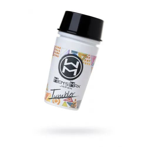Фото MensMax Мастурбатор нереалистичный, Tumbler Square, MensMax, TPE, белый, 16.3 см