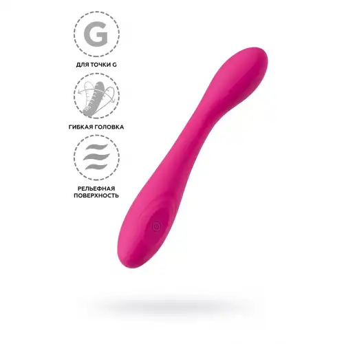 Фото  Стимулятор точки G Let it G, G-Stalker, силикон, розовый, 19,5 см