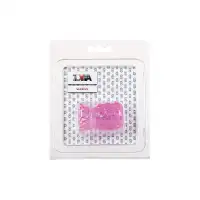 Изображение TOYFA Basic Насадка на пенис рельефная TOYFA Basic, TPE, розовый, 5 см