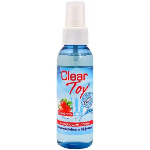 Биоритм, Россия Спрей очищающий для игрушек Clear Toy Strawberry с ароматом клубники 100 мл — купить в Минске Фото Биоритм, Россия Спрей очищающий для игрушек Clear Toy Strawberry с ароматом клубники 100 мл