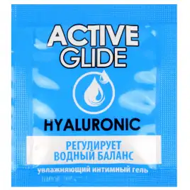 Увлажняющий интимный гель Active Glide Hyaluronic 3 гр, пробник (срок годности 09.2026)