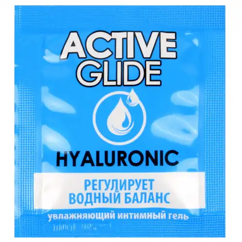 Фото Биоритм, Россия Увлажняющий интимный гель Active Glide Hyaluronic 3 гр, пробник
