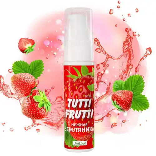 Биоритм, Россия Оральный гель Tutti-Frutti земляника 30 гр — купить в Минске Изображение Биоритм, Россия Оральный гель Tutti-Frutti земляника 30 гр