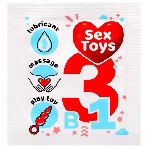 Изображение Биоритм, Россия Гель-лубрикант SexToys 4 мл, пробник