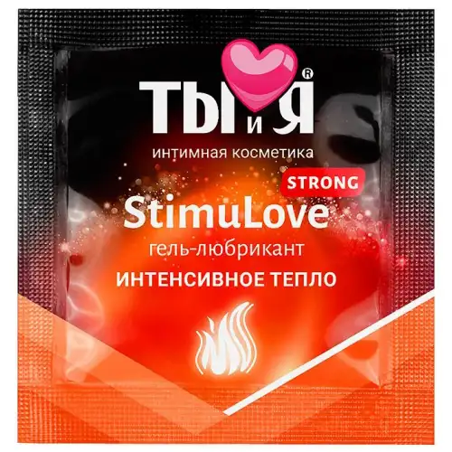 Фото Биоритм, Россия Смазка с согревающим эффектом Stimulove Strong 4 гр, пробник