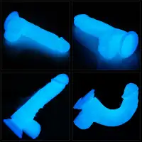 Фото Lovetoy, Китай Светящийся в темноте фаллос на присоске Lumino Play Dildo 21 см