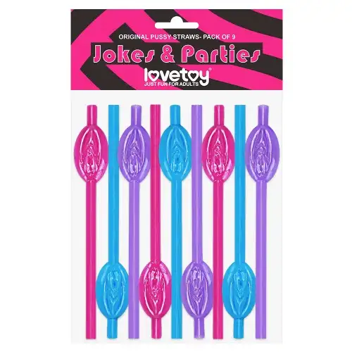 Изображение Lovetoy, Китай Трубочки разноцветные Original Pussy Straws 9 шт
