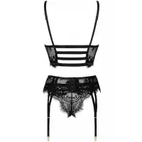 Изображение Livia Corsetti Fashion, Польша Соблазнительный комплект с поясом для чулок из черного кружева Pereas S/M