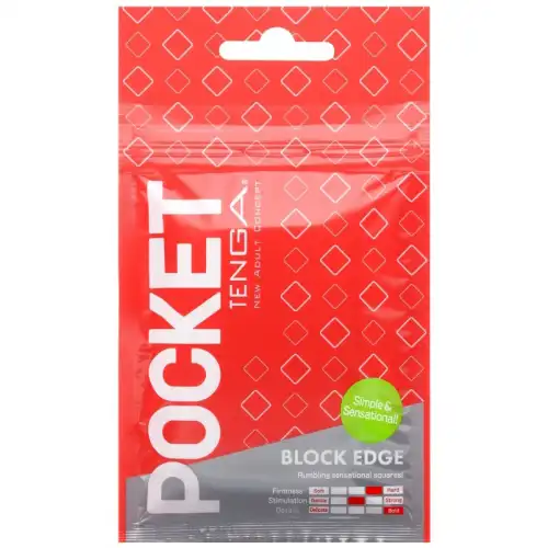 Изображение Tenga, Япония Карманный мастурбатор Tenga Pocket - Block Edge