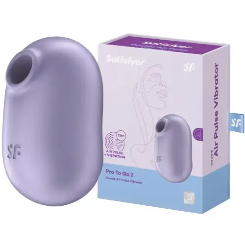 Фото Satisfyer, Германия Вакуумно-волновой стимулятор с вибрацией Satisfyer Pro To Go 2 фиолетовый