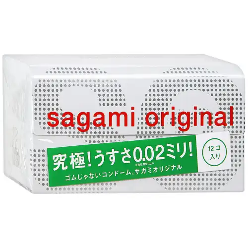 Изображение Sagami, Япония Полиуретановые презервативы Sagami Original 0,02 12 шт