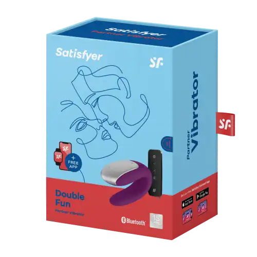 Фото Satisfyer, Германия Смарт-стимулятор для пар Satisfyer Double Fun фиолетовый