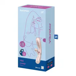 Смарт-вибратор с функцией нагрева Satisfyer Hot Lover бежевый