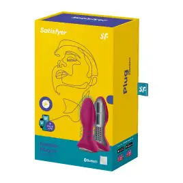 Анальный смарт-стимулятор с вибрацией и ротацией Satisfyer Rotator Plug 2+ фуксия