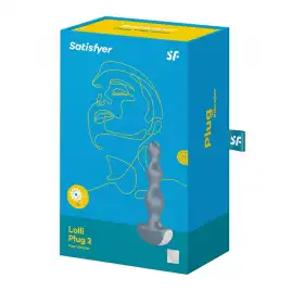 Анальная виброёлочка Satisfyer Lolli-Plug 2 серая