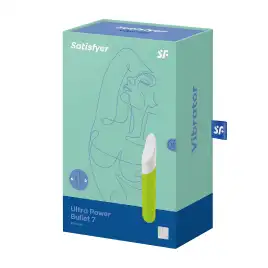 Мини вибратор Satisfyer Ultra Power Bullet 7 зеленый