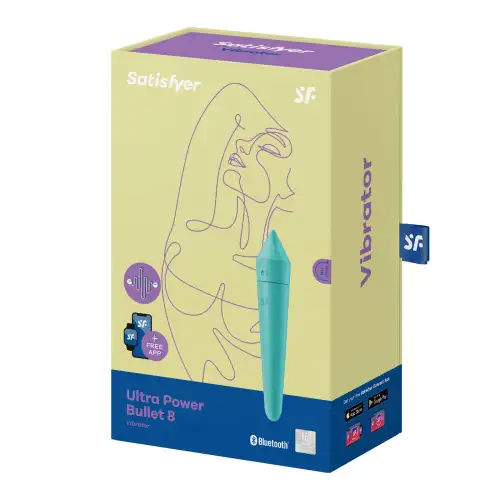 Фото Satisfyer, Германия Универсальный смарт-стимулятор Satisfyer Ultra Power Bullet 8 бирюзовый
