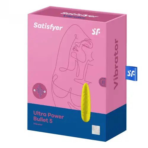 Satisfyer, Германия Мини вибратор Satisfyer Ultra Power Bullet 5 желтый — купить в Минске Изображение Satisfyer, Германия Мини вибратор Satisfyer Ultra Power Bullet 5 желтый