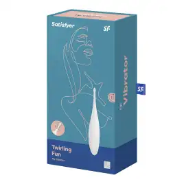 Точечный вибростимулятор Satisfyer Twirling Fun белый
