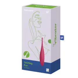 Точечный вибростимулятор Satisfyer Twirling Fun алый