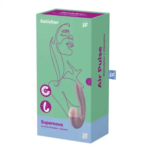 Фото Satisfyer, Германия Вибратор с вакуумно-волновым стимулятором клитора Satisfyer Supernova Old Rose