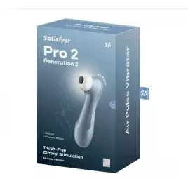 Вакуумно-волновой стимулятор клитора Satisfyer Pro 2 голубой
