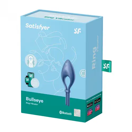 Изображение Satisfyer, Германия Эрекционное смарт-кольцо Satisfyer Bullseye синее