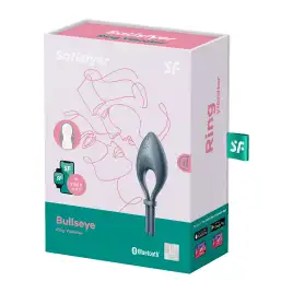 Эрекционное смарт-кольцо Satisfyer Bullseye серое