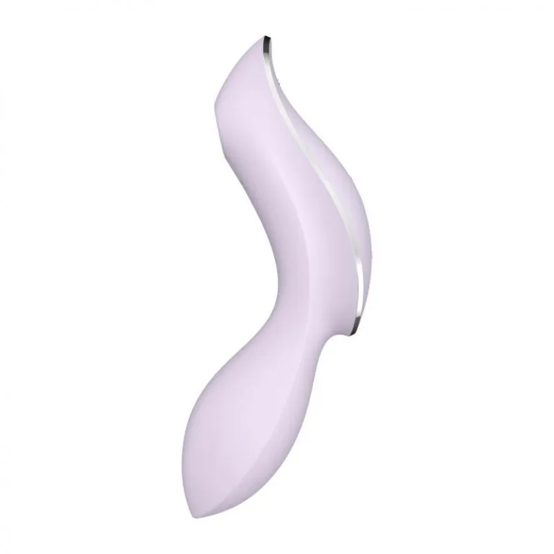 Satisfyer, Германия Вакуумно-клиторальный вибромассажер Curvy Trinity 2 (фиолетовый)