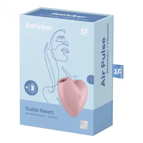 Изображение Satisfyer, Германия Вакуумно-волновой стимулятор с вибрацией Satisfyer Cutie Heart