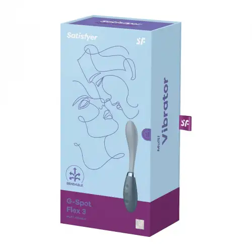 Satisfyer, Германия Гибкий вибратор для точки G Satisfyer G-Spot Flex 3 серый — купить в Минске Изображение Satisfyer, Германия Гибкий вибратор для точки G Satisfyer G-Spot Flex 3 серый