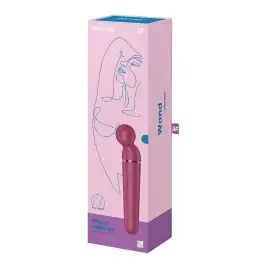 Перезаряжаемый вибромассажер с плавающей головкой Satisfyer Planet Wand-er Rose