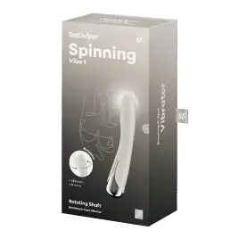 Вибратор для точки G с ротацией Satisfyer Spinning Vibe 1 Beige